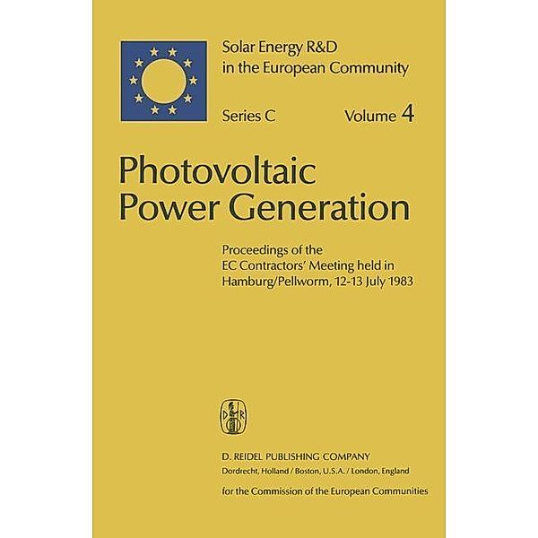 Photovoltaic Power Generation / Solar Energy R&D in the Ec Series C: Bd.4