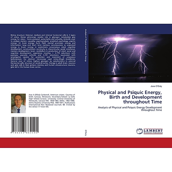 Physical and Psiquic Energy, Birth and Development throughout Time, Jose O'Daly