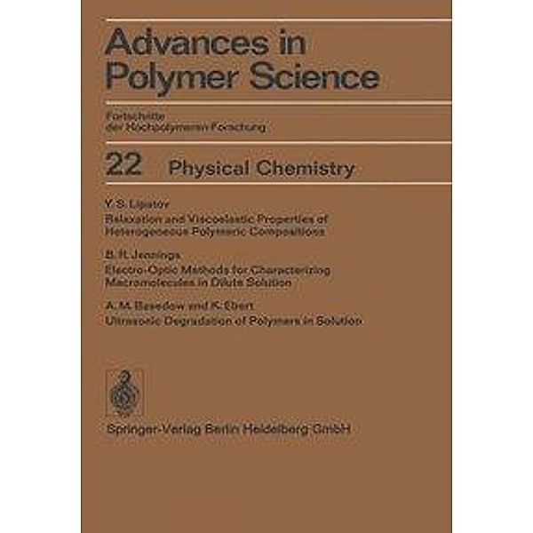Physical Chemistry, Y. S. Lipatov, B. R. Jennings, A. M. Basedow, K. Ebert