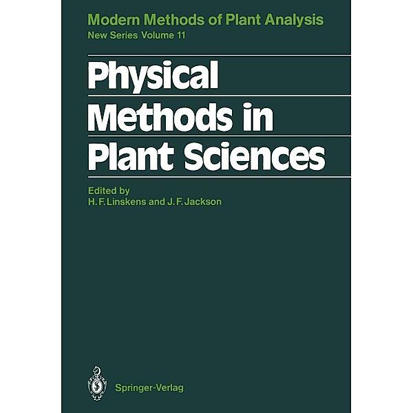 Physical Methods in Plant Sciences / Molecular Methods of Plant Analysis Bd.11