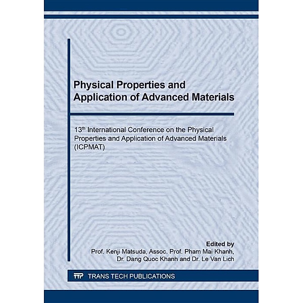 Physical Properties and Application of Advanced Materials
