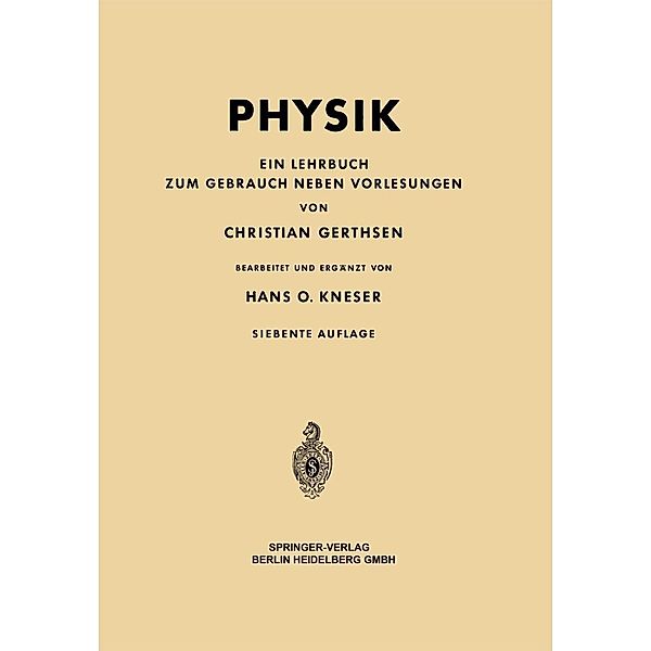 Physik, Christian Gerthsen