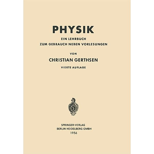 Physik, Christian Gerthsen