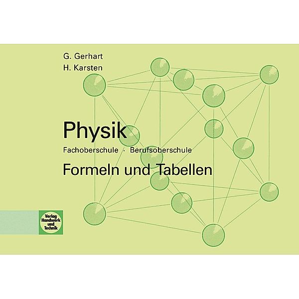 Physik FOS - BOS, Günter Gerhart, Hubertus Karsten