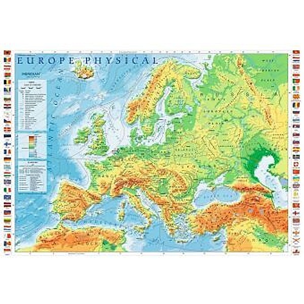 Physische Europakarte (Puzzle)