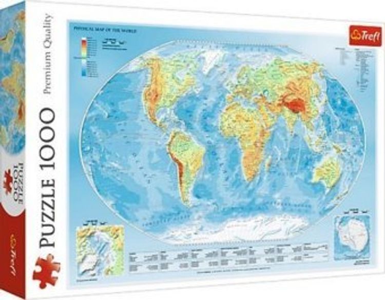 Physische Weltkarte Puzzle jetzt bei Weltbild.de bestellen