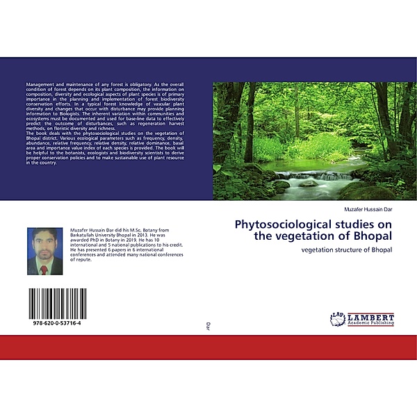 Phytosociological studies on the vegetation of Bhopal, Muzafer Hussain Dar