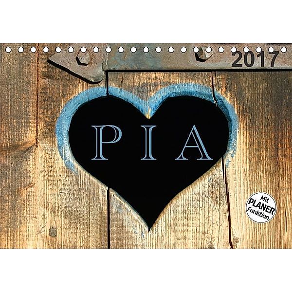 PIA- Namenskalender (Tischkalender 2017 DIN A5 quer), SchnelleWelten