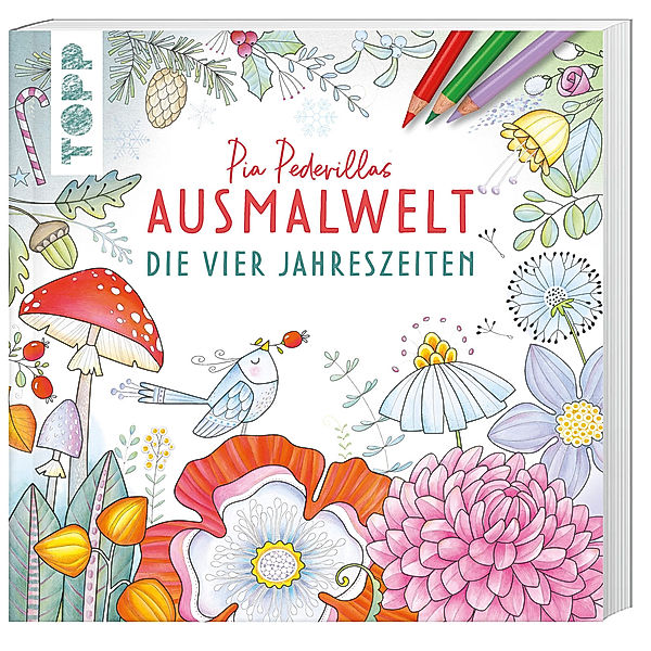 Pia Pedevillas Ausmalwelt - Die vier Jahreszeiten, Pia Pedevilla