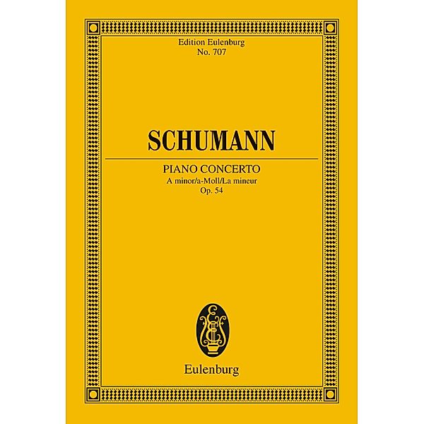 Piano Concerto A minor, Robert Schumann