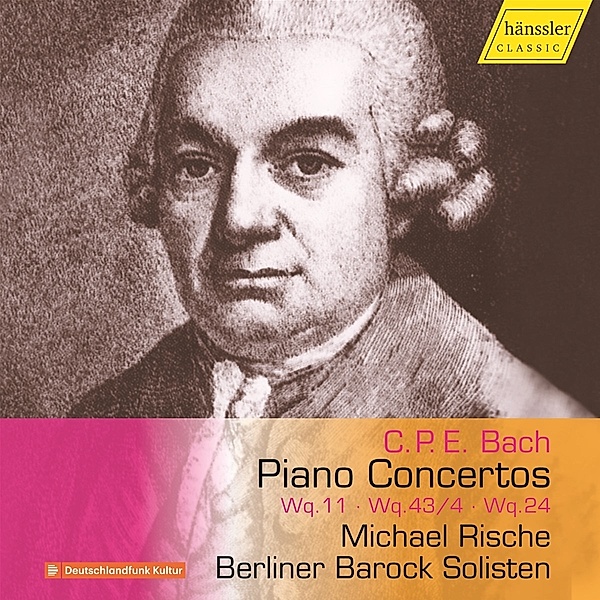 Piano Concertos Wq.11,Wq 43/4 & Wq.24, Michael Rische, Berliner Barocksolisten