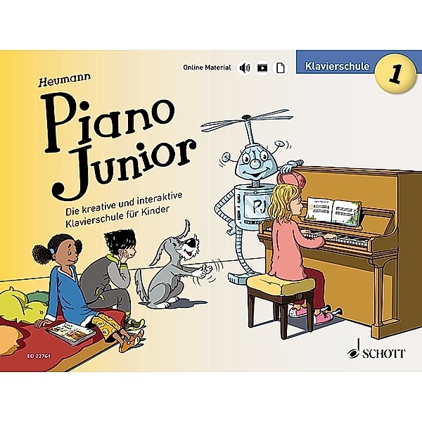 Piano Junior: Klavierschule.Bd.1, Hans-Günter Heumann