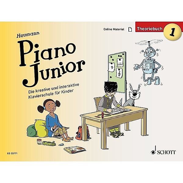 Piano Junior: Theoriebuch.Bd.1, Hans-Günter Heumann
