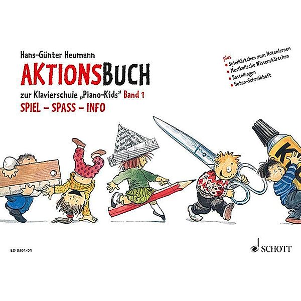 Piano Kids, Aktionsbuch.Bd.1, Hans-Günter Heumann
