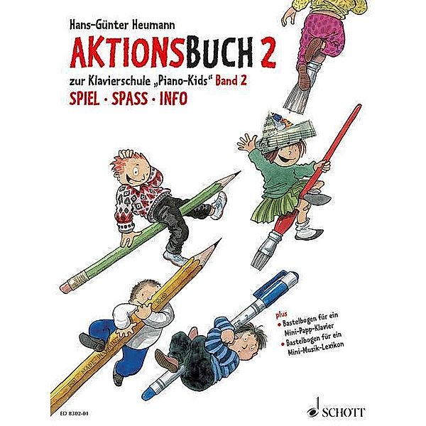 Piano Kids, Aktionsbuch.Bd.2, Hans-Günter Heumann