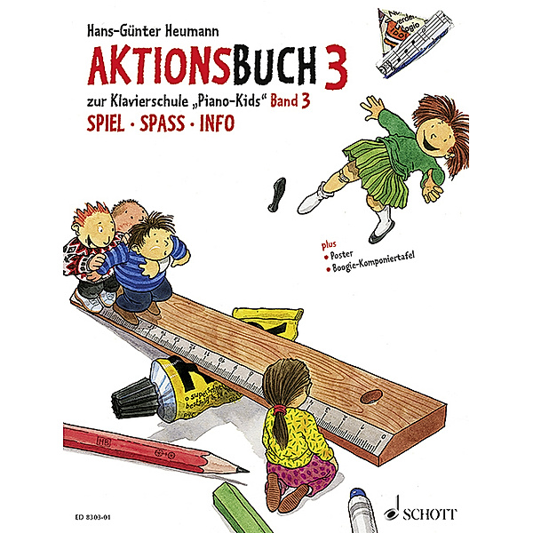 Piano Kids, Aktionsbuch.Bd.3, Hans-Günter Heumann