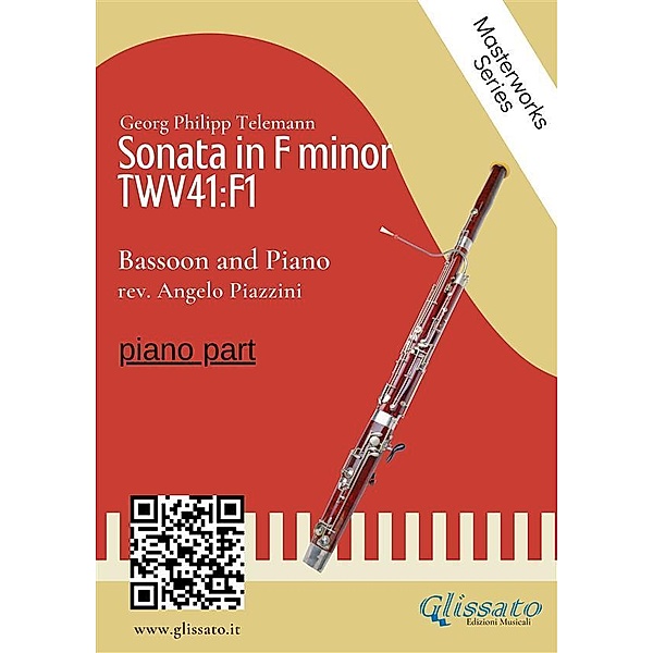 (piano part) Sonata in F minor - Bassoon and Piano / Sonata in F minor - Bassoon and piano Bd.1, Angelo Piazzini, Georg Philipp Telemann
