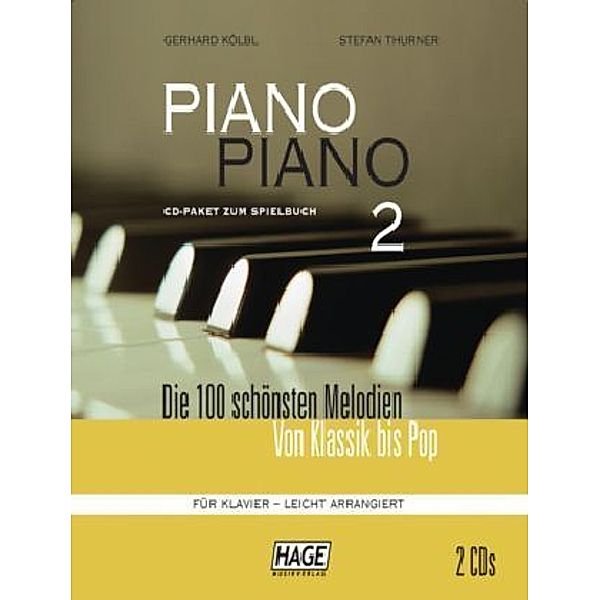 Piano Piano, leicht arrangiert, 2 Audio-CDs