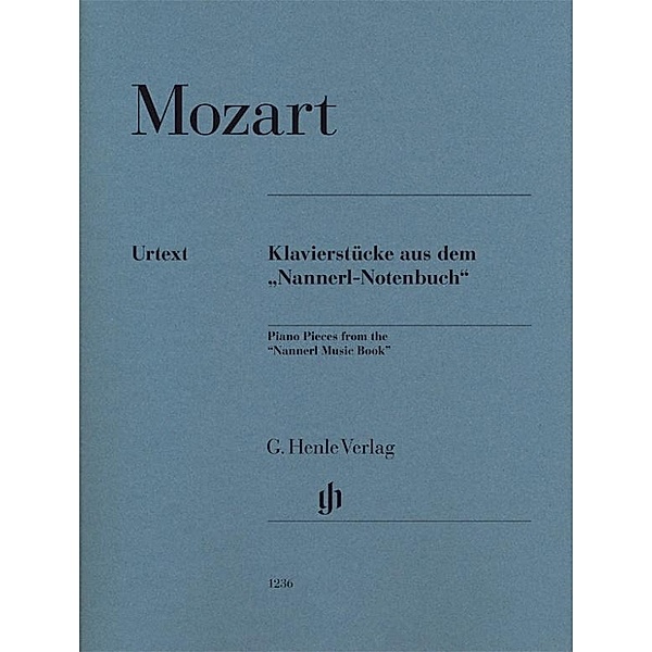 Piano Pieces from the Nannerl Music Book, Wolfgang Amadeus Mozart