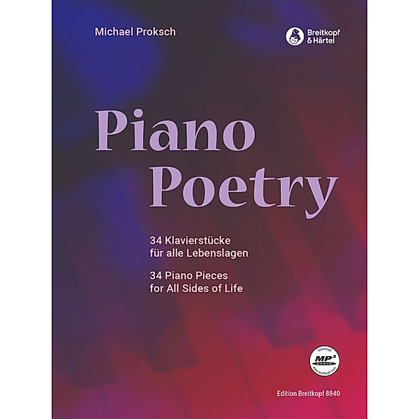 Piano Poetry, für Klavier, m. Audio-CD, Michael Proksch