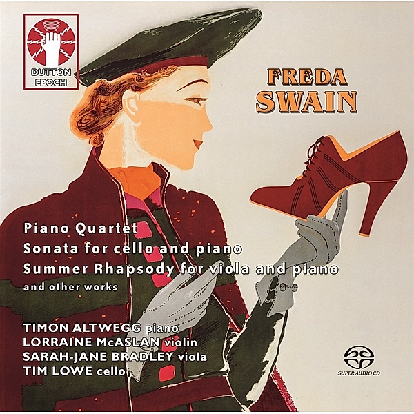 Piano Quartet/Sonata For Cello And Piano/Summer Rh, Timon Altwegg, Lorraine Mcaslan, Sarah-Jane Bradley, Tim Lowe