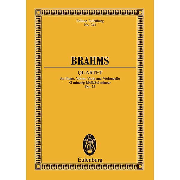 Piano Quintet G minor, Johannes Brahms