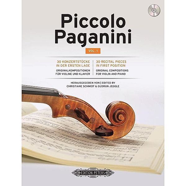 Piccolo Paganini, für Violine und Klavier, m. Audio-CD.Bd.1, Christane Schmidt, Gudrun Jeggle