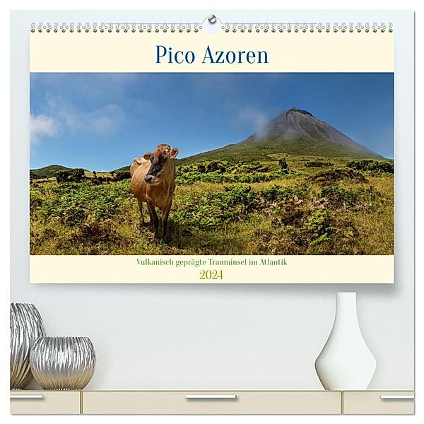Pico Azoren - Vulkanisch geprägte Trauminsel im Atlantik (hochwertiger Premium Wandkalender 2024 DIN A2 quer), Kunstdruck in Hochglanz, Michael Rucker