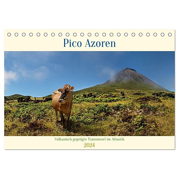 Pico Azoren - Vulkanisch geprägte Trauminsel im Atlantik (Tischkalender 2024 DIN A5 quer), CALVENDO Monatskalender, Michael Rucker