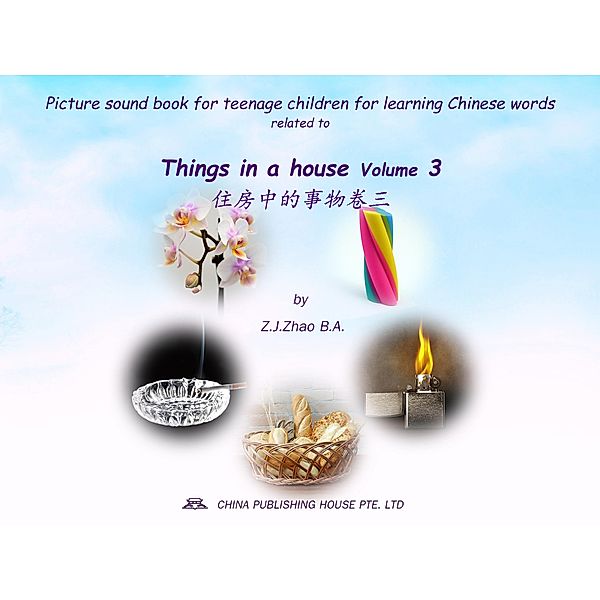 Picture sound book for teenage children for learning Chinese words related to Things in a house  Volume 3 / Teenage Children Picture Sound Book for Learning Chinese Bd.29, Zhao Z. J.