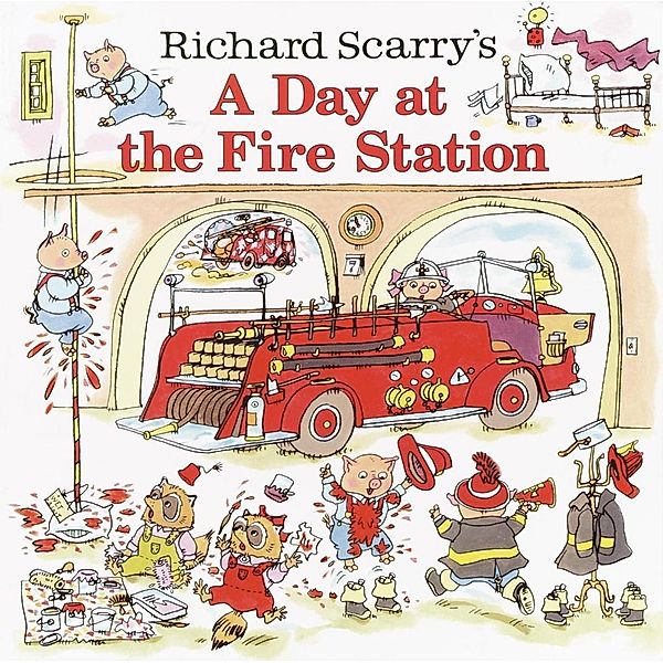 Pictureback(R): Richard Scarry's A Day at the Fire Station, Huck Scarry