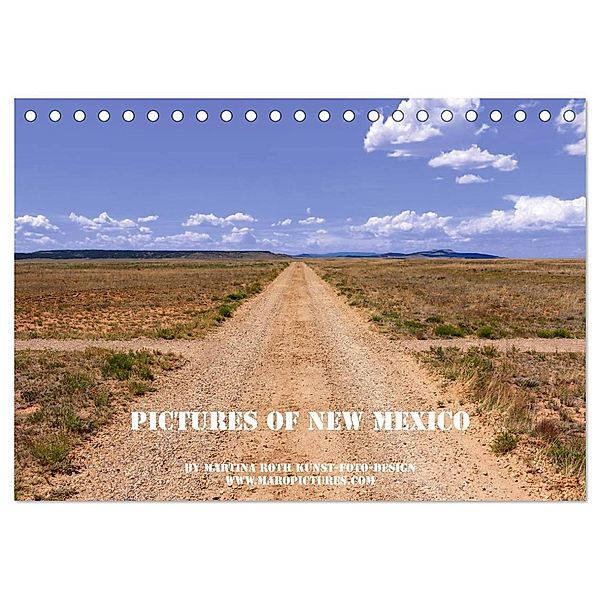 Pictures of New Mexico (Tischkalender 2025 DIN A5 quer), CALVENDO Monatskalender, Calvendo, Martina Roth