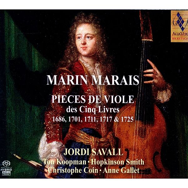 Pieces De Viole Des Cinq Livre, Savall, Smith, Koopman, Coin, Gallet