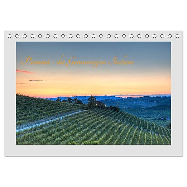 Piemont - die Genussregion Italiens (Tischkalender 2024 DIN A5 quer), CALVENDO Monatskalender, saschahaas photography