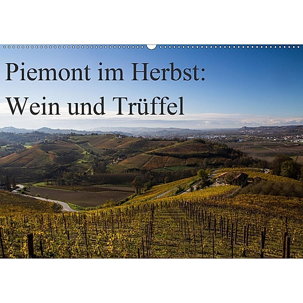 Piemont im Herbst: Wein und Trüffel (Wandkalender 2020 DIN A2 quer), Annette Sandner