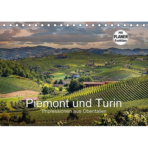 Piemont und Turin (Tischkalender 2018 DIN A5 quer), Michael Fahrenbach