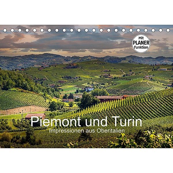 Piemont und Turin (Tischkalender 2023 DIN A5 quer), Michael Fahrenbach