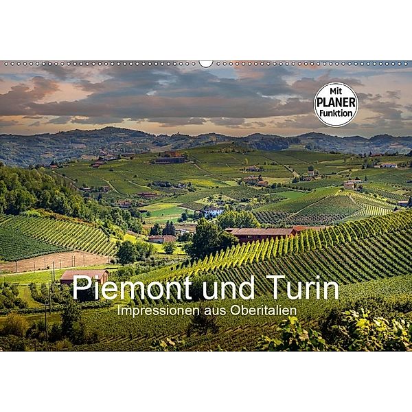 Piemont und Turin (Wandkalender 2020 DIN A2 quer), Michael Fahrenbach