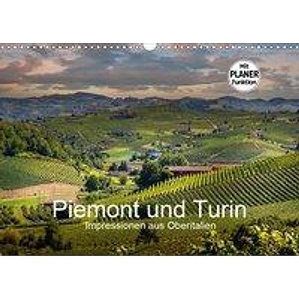 Piemont und Turin (Wandkalender 2020 DIN A3 quer), Michael Fahrenbach