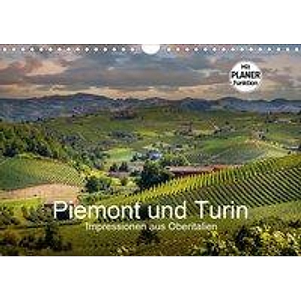 Piemont und Turin (Wandkalender 2020 DIN A4 quer), Michael Fahrenbach