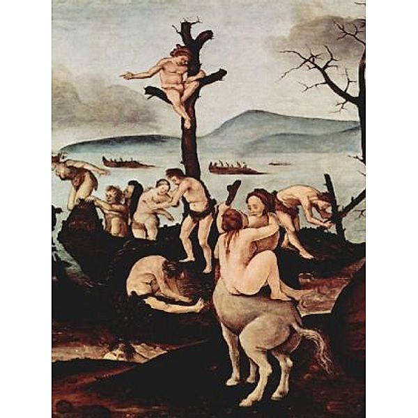 Piero di Cosimo - Bildfolge zur Frühgeschichte der Menschheit, Szene: Rückkehr von der Jagd, Detail - 100 Teile (Puzzle)