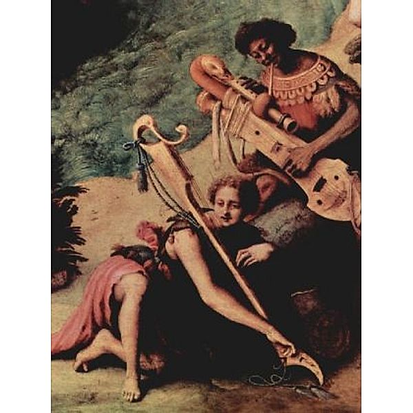 Piero di Cosimo - Perseus befreit Andromeda, Detail: Musikanten - 100 Teile (Puzzle)