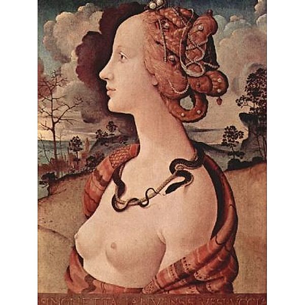 Piero di Cosimo - Porträt der Simonetta Vespucci - 1.000 Teile (Puzzle)
