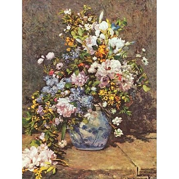 Pierre-Auguste Renoir - Stilleben mit großer Blumenvase - 2.000 Teile (Puzzle)