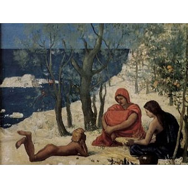 Pierre-Cécile Puvis de Chavannes - Der weiße Felsen - 500 Teile (Puzzle)