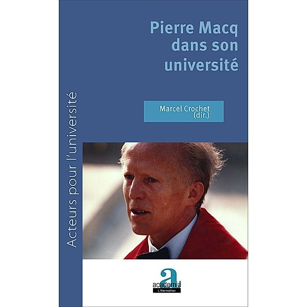 Pierre Macq dans son universite, Crochet Marcel Crochet