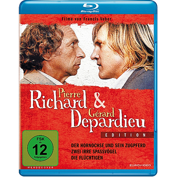 Pierre Richard & Gérard Depardieu Edition - Der Hornochse und sein Zugpferd. Zwei irre Spassvögel. Die Flüchtigen BLU-RAY Box, PierreRichard ED, Bd