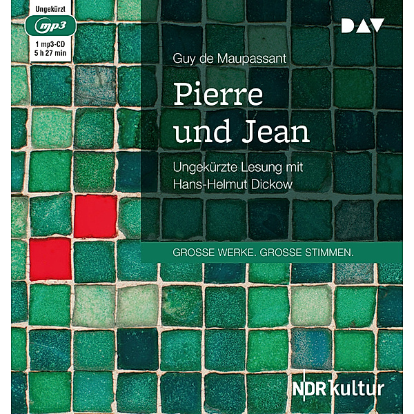 Pierre und Jean,,1 Audio-CD, 1 MP3, Guy de Maupassant