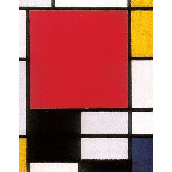 Piet Mondrian - Composition with Large Red Plane Blankbook