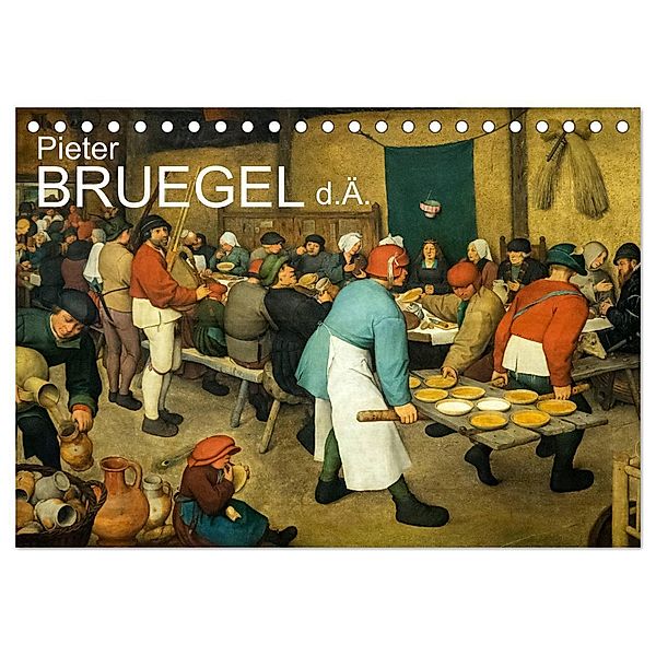 Pieter Bruegel d.Ä. (Tischkalender 2024 DIN A5 quer), CALVENDO Monatskalender, Alexander Bartek